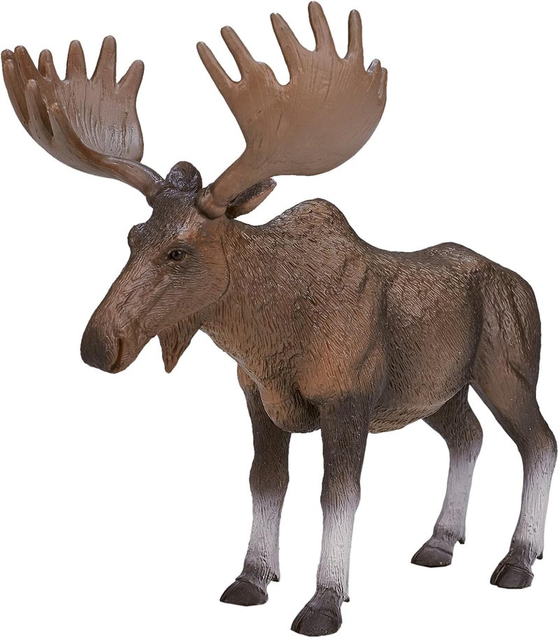 MOJO Moose (European Elk) Realistic International Wildlife Hand Painted Toy Figurine - Image 2
